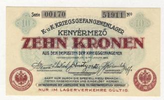Kenyérmező/hadifogolytábor 1916. 10K T:I