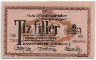 Nagymegyer/hadifogolytábor 1916. 10f "MS"(Museum Serie) T:I