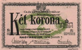Nagymegyer/hadifogolytábor 1916. 2K "MS"(Museum Serie) T:I