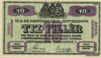 Ostffyasszonyfa/hadifogolytábor 1916. II.kiadás 10f T:I