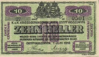 Ostffyasszonyfa/hadifogolytábor 1916. II.kiadás 10f T:I