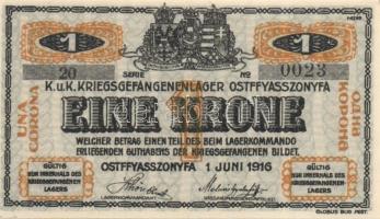 Ostffyasszonyfa/hadifogolytábor 1916. II.kiadás 1K T:I