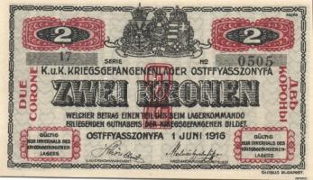 Ostffyasszonyfa/hadifogolytábor 1916. II.kiadás 2K T:I