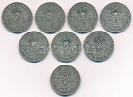 Nagy-Britannia 1939-1946. 2Sh Ag "VI. György" (8xklf) T:2,2-
Great Britain 1939-1946. 2 S...