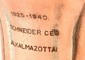 Réz kupa 1925-1940 Schneider cég alkalmazottja felirattal. 20 cm