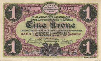 Zalaegerszeg/hadifogolytábor 1916. 1K "MS"(Museum Serie) jelzéssel T:I