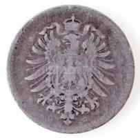 Német Birodalom 1874G 20pf Ag T:2-,3 ph. German Empire 1874G 20 Pfennig Ag C:VF,F edge error