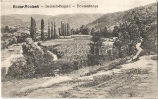 Boksánbánya, Németbogsán, Deutsch-Bogsan, Bocsa Montana, Bocsa; látkép. Adolf Rosner kiadása / general view