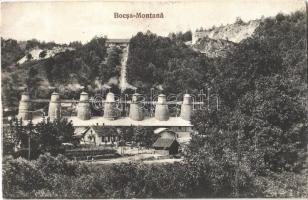 1928 Boksánbánya, Németbogsán, Deutsch-Bogsan, Bocsa Montana, Bocsa; Kolcán mészkőbánya és mészégető telep. Adolf Rosner kiadása / limestone quarry, lime burning plant