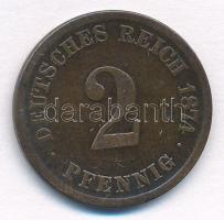 Német Birodalom 1874E 2pf Cu T:2- German Empire 1874E 2 Pfennig Cu C:VF