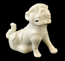 Herendi porcelán kínai oroszlán figura. Jelzett, hibátlan. m: 16 cm