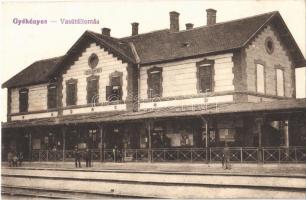 1918 Gyékényes, vasútállomás