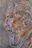 Maugsch Gyula (1882-1945): Apponyi Albert domborműve 1929. Bronz, jelzett. 18,5x13 cm