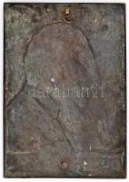 Maugsch Gyula (1882-1945): Apponyi Albert domborműve 1929. Bronz, jelzett. 18,5x13 cm