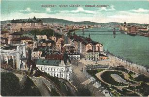 1913 Budapest I. Dunai látkép a várral. Hátoldalon Prof. Dr. Matzenhauer R.-féle Moskit Ebaga reklám Dr. Bayer és Társa vegyészeti gyártól