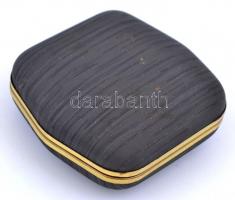 Deluxe 17 köves svájci utazóóra, működő, szép állapotban 7x8 cm