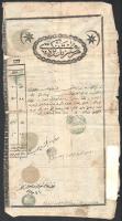 1871 Török útlevél / Turkish passport