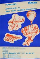 MALÉV repülőklub plakát. 40x60 cm