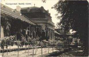 1936 Füzesgyarmat, Gróf Blankckenstein kastély részlet. photo