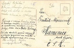 1936 Füzesgyarmat, Gróf Blankckenstein kastély részlet. photo