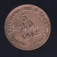 Lombardia/Velence/osztrák közigazgatás 1862A 5/10S T:2