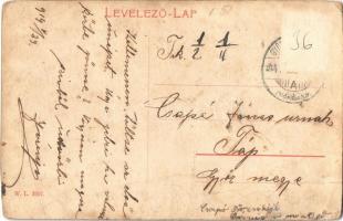 1914 Pannonhalma, Győrszentmárton felől, gémes kút. W.L. 2507.  (fa)