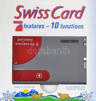 Victorinox Swiss card 10 funkciós bicska, hitelkártya, eredeti tokkal