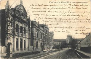 1905 Verőce, Wirowititz, Virovitica; zsinagóga / Izrailiticka bogomolja / synagogue (EK)