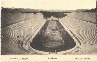 1912 Athens, Athína, Athenes; Vue du Stade / stadium (glue mark)