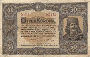 1920. 50K (2x) + 100K (2x) T:II/III+,III