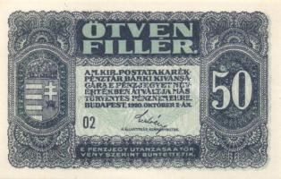 1920. 50f (2x) T:I,I-