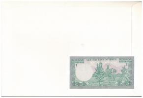 Jemen 1973. 1R borítékban, alkalmi bélyeggel és bélyegzéssel T:I 
Yemen 1973. 1 Rial in envelope wi...