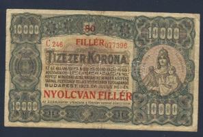 1923. 10.000K 80f fny-sal T:III