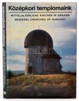 Kriszt György: Középkori templomaink. Dobos Lajos képeivel. Bp., 1990, MTI. Gazdag képanyaggal, magyar, angol és német nyelven. Kiadói egészvászon-kötés, kiadói papír védőborítóban. / György Kriszt: Medieval churches of Hungary. Linen-binding, in Hungarian, English and German language.