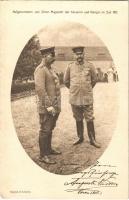 Aufgenommen von Ihrer Majestat der Kaiserin und Königin im Juli 1915 / WWI German military officers, Paul von Hindenburg, recorded by Empress Augusta Victoria, Herausgegeben vom Central-Komitee vom Roten Kreuz