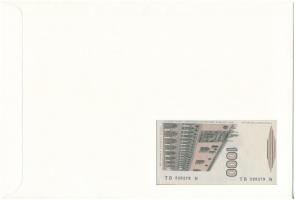 Olaszország 1982. 1000L felbélyegzett borítékban, bélyegzéssel T:I 
Italy 1982. 1000 Lire in envelo...