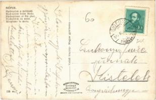 1937 Siófok, Junkers "Sió" HA-JAD lajstromjelű  hidroplán a mólónál