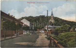 1917 Salgótarján, Evangélikus templom. Klein L. Márkusz kiadása (EK)