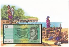 Ausztrália 1983. 2 Dollars borítékban, alkalmi bélyeggel és bélyegzéssel T:I Australia 1983. 2 Dollars in envelope with stamps and cancellations C:UNC