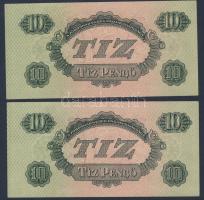 1944. 10P "V.H." (2x) kevés ugrású számokkal T:I