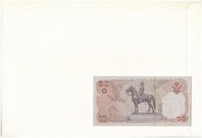 Thaiföld 1980. 10B felbélyegzett borítékban, bélyegzéssel T:I 
Thailand 1980. 10 Baht in envelope w...