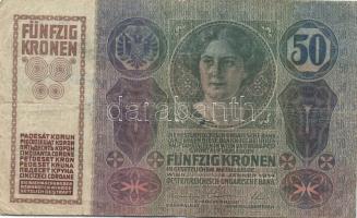 1912. 100K cseh ellenbélyeggel + 1914. 50K szerb ellenbélyegzővel + 1915. 10K (2x) román ellenbélyeg...