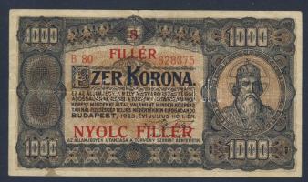 1923. 1000K 8f fny-sal T:II/III