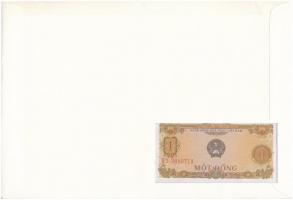 Vietnam 1976. 1D felbélyegzett borítékban, bélyegzéssel T:I 
Vietnam 1976. 1 Dong in envelope with ...