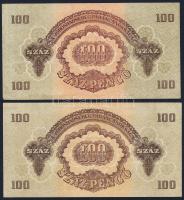 1944. 100P "V.H." (2x) T:I