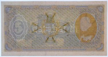 1926. 5P előoldala fázisnyomat, hátoldala teljes nyomat T:III szép papír
Hungary 1926. 5 Pengő prog...