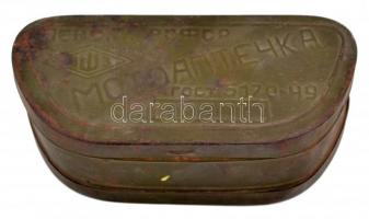 Rági kerékpárjavító készlet fém dobozban