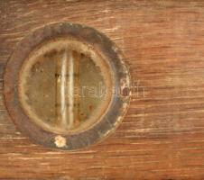 Régi fa  vízmérték 25 cm