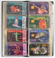 67 db-os magyar telefonkártya gyűjtemény, használt, 1991-1996
