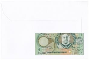 Tonga 1995. 1D borítékban, alkalmi bélyeggel és bélyegzéssel T:I
Tonga 1995. 1 Dollar in envelope w...